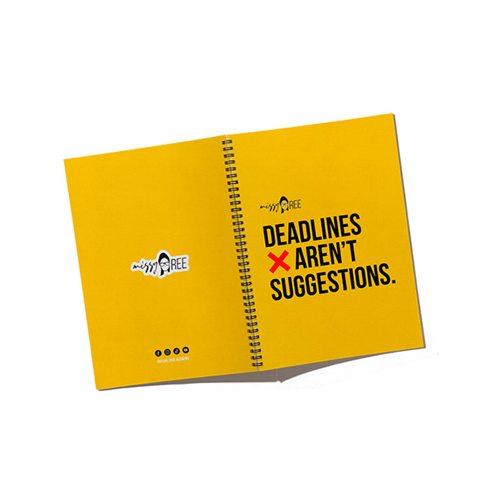 Deadlines Aren't Suggestions Spiral Notebook