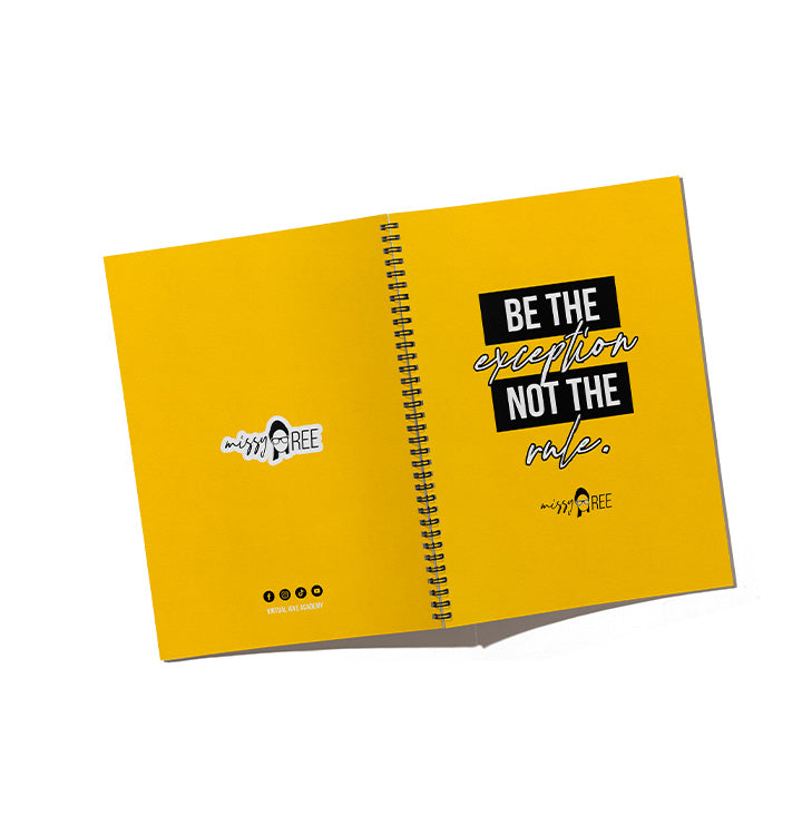 Be the Exception Not the Rule Spiral Notebook
